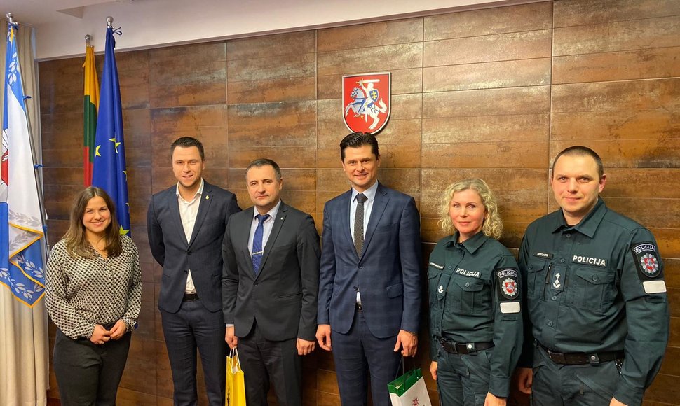 Tomas Danilevičius ir Edgaras Stankevičius susitiko su policijos generaliniu komisaru Renatu Požėla