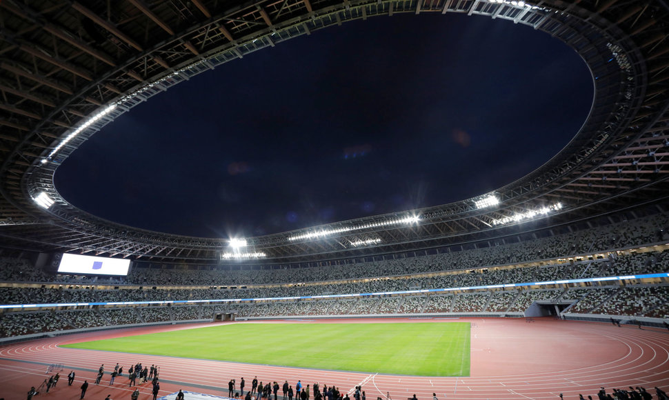 Tokijuje oficialiai atidarytas pagrindinis 2020 metų olimpinių žaidynių stadionas
