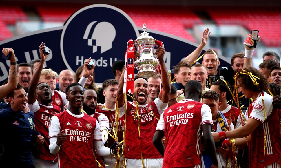 „Arsenal“ futbolininkų triumfas