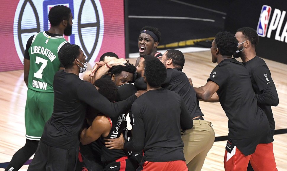 „Toronto Raptors“ krepšininkų triumfas