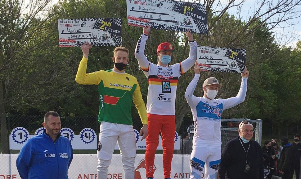 Gabrielius Pabijanskas BMX varžybose Italijoje – antras