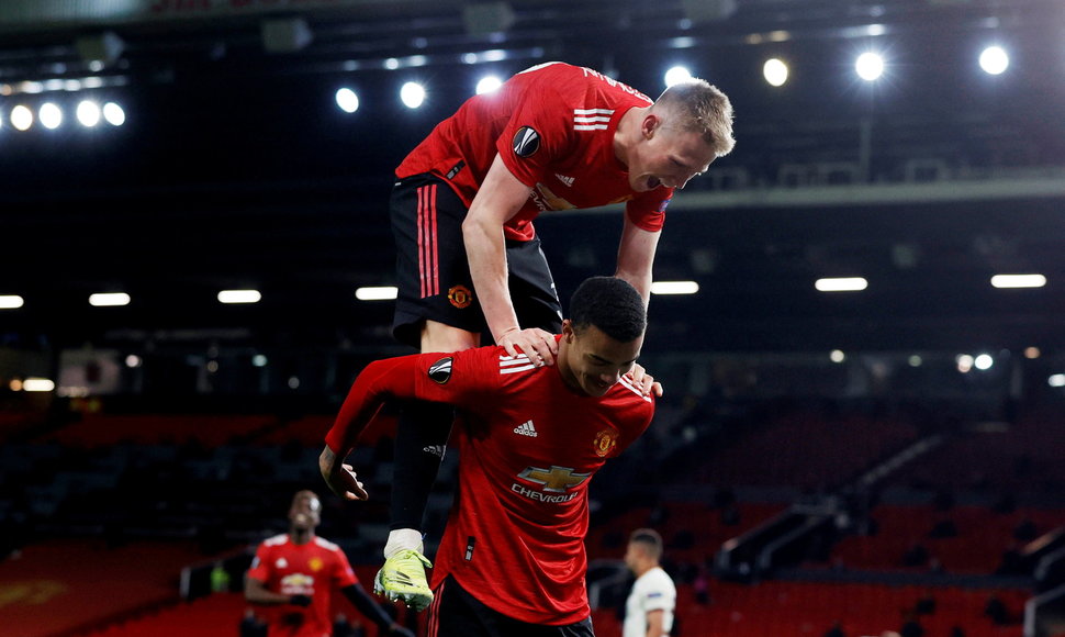 „Manchester United“ futbolininkų triumfas