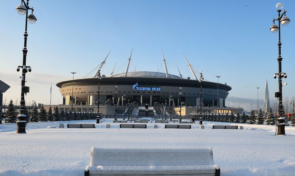 Sankt Peterburgo „Gazprom Arena“ stadionas