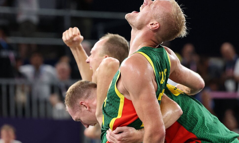 Pergalės akimirkos: Lietuvos 3x3 krep&scaron;ininkai i&scaron;kovojo olimpinę bronzą