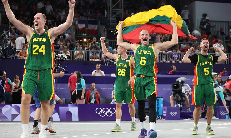 Pergalės akimirkos: Lietuvos 3x3 krep&scaron;ininkai i&scaron;kovojo olimpinę bronzą