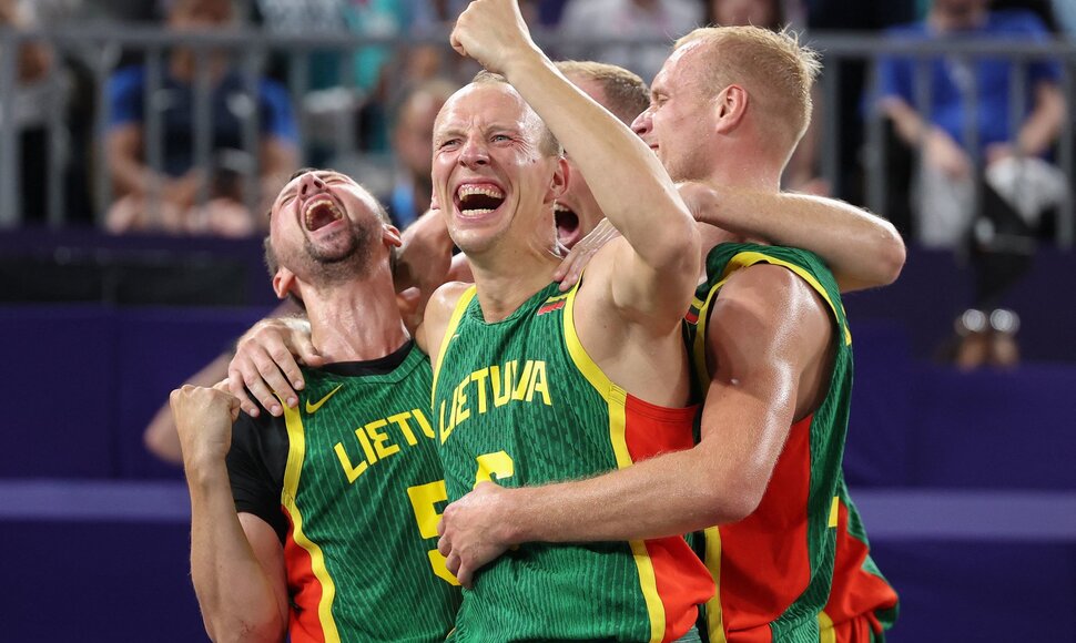 Pergalės akimirkos: Lietuvos 3x3 krep&scaron;ininkai i&scaron;kovojo olimpinę bronzą