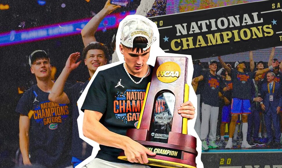 Kajus Kublickas tapo NCAA čempionu