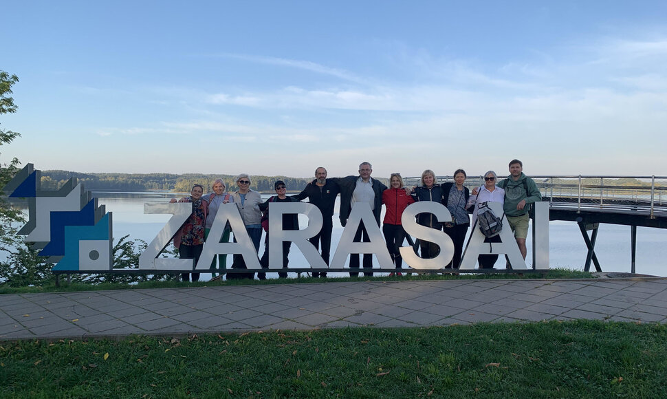 Mokytojai pėsčiomis eina i&scaron; Zarasų į Vilnių 