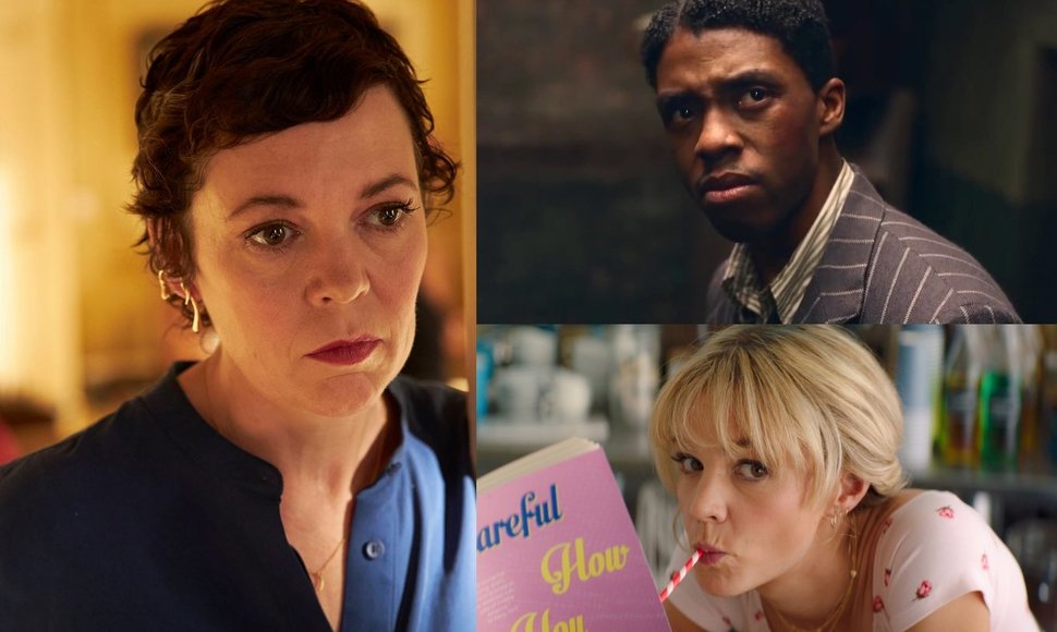  Olivia Colman, Chadwickas Bosemanas, Carey Mulligan