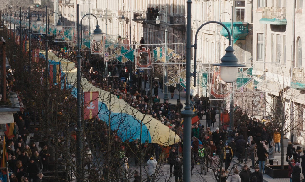 Kadras iš filmo „Laiškas Ukrainai“