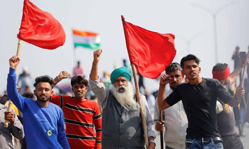 Protestai Indijoje