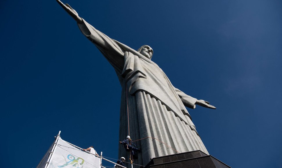 Kristaus atpirkėjo statula Rio de Žaneire