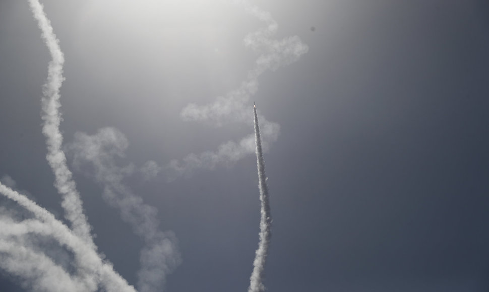 Izraelio oro apsaugos sistema kyla atmušti raketų iš Gazos ruožo