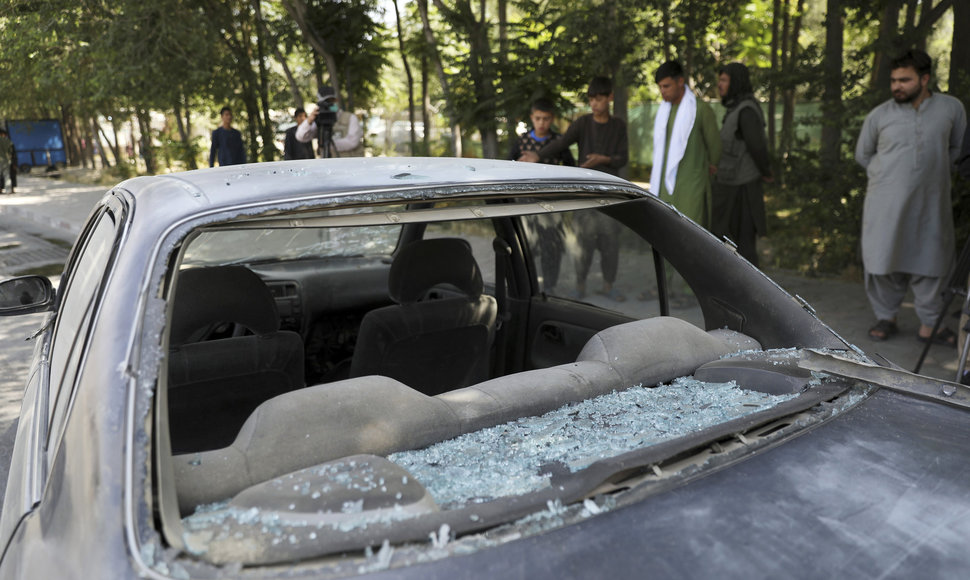 Sprogusios bombos sukelta žala Afganistane