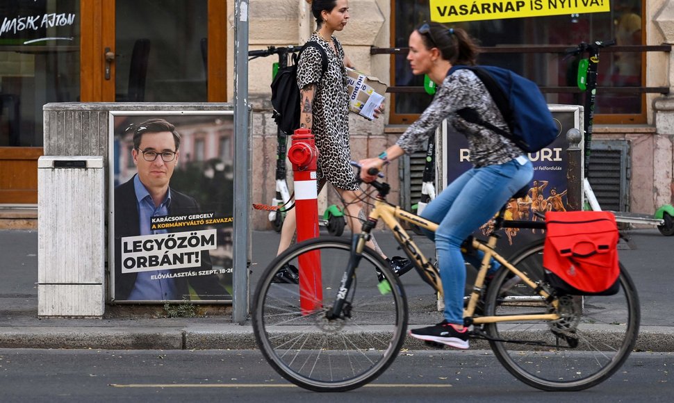 Reklaminiai rinkimų plakatai Vengrijoje