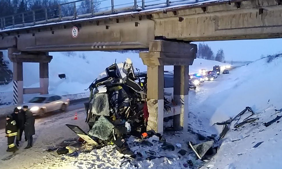 Autobuso avarija Rusijoje