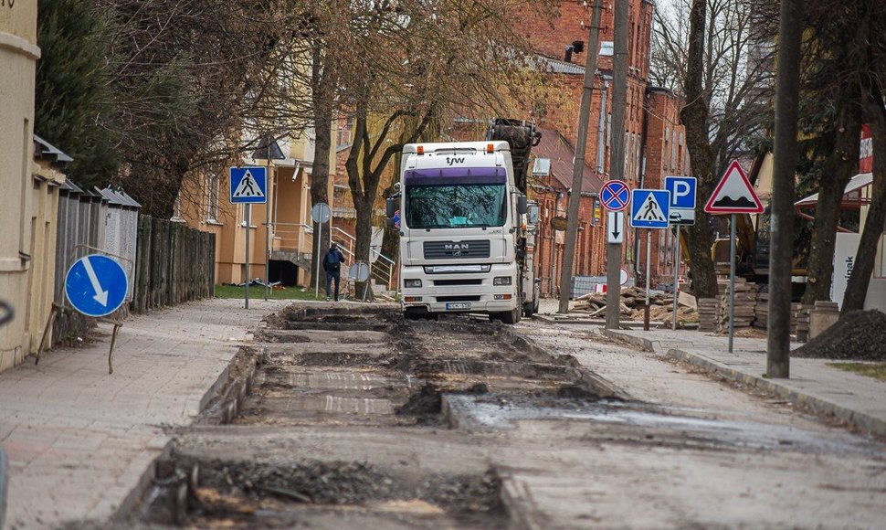 Panevėžio gatvių remontas