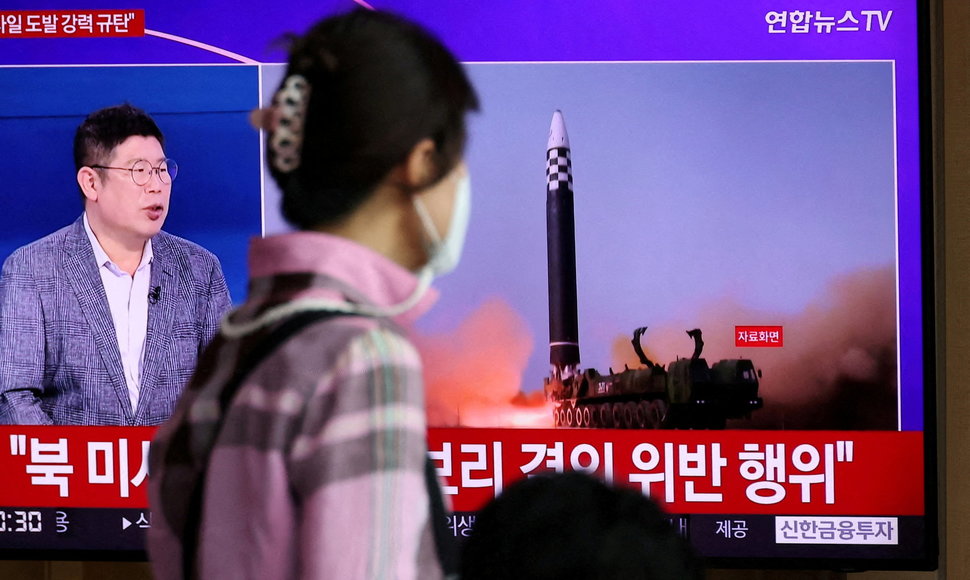 Raketos paleidimas Šiaurės Korėjoje