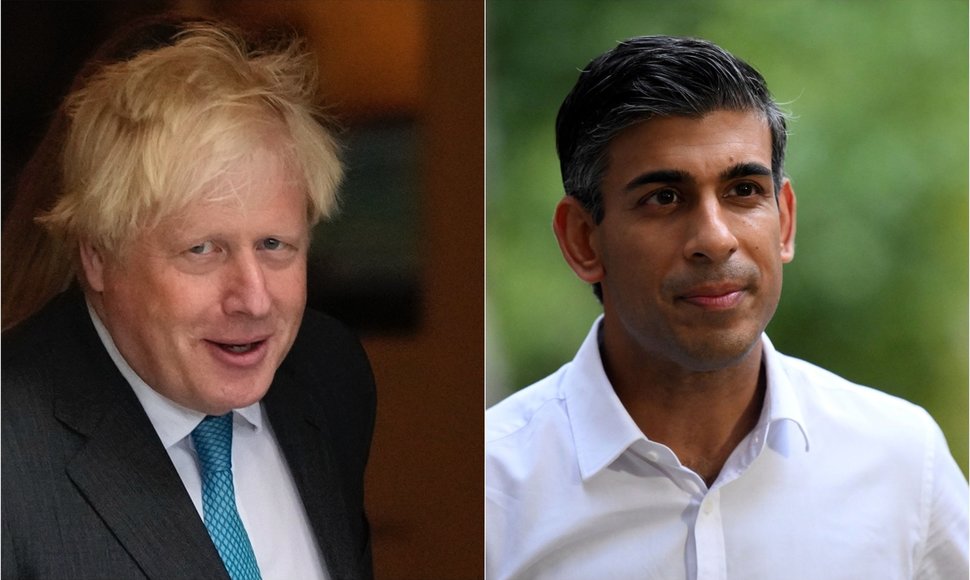 Borisas Johnsonas, Rishi Sunakas