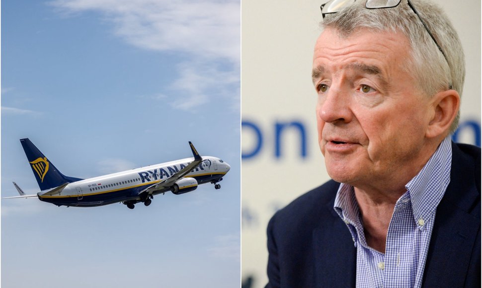 „Ryanair“ vadovas MIchaelas O'Leary