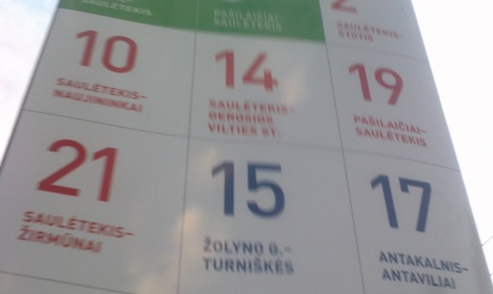 14 troleibuso netikslumas