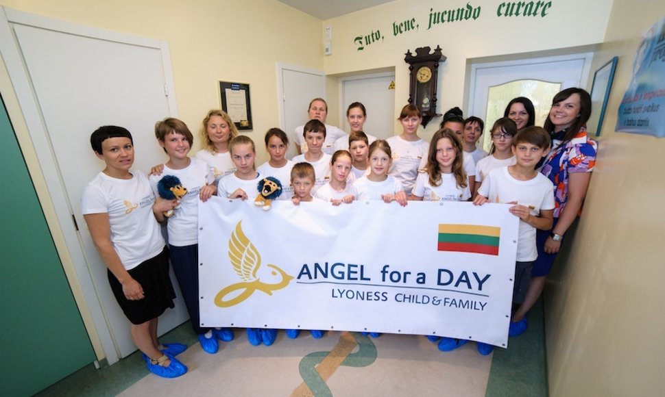 Pagrindinis projekto „Angelas vienai dienai“ siekis — užtikrinti vaikų gerovę