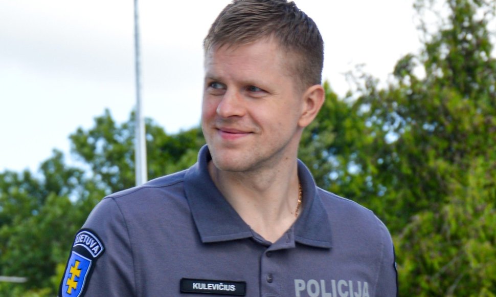 Šiaulių miesto ir rajono policijos komisariato tyrėjas Šarūnas Kulevičius (policijos nuotrauka).