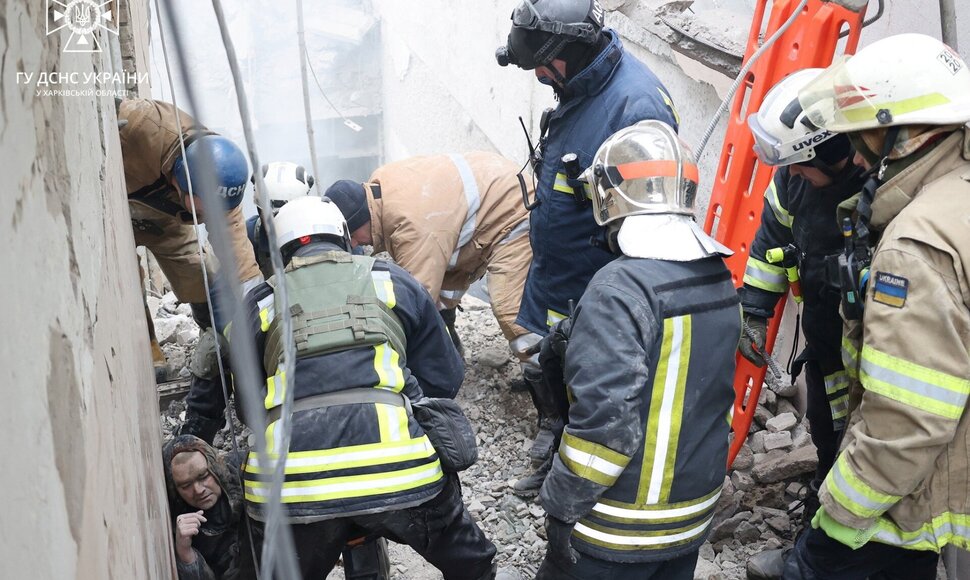 STATE EMERGENCY SERVICE OF UKRAI / via REUTERS