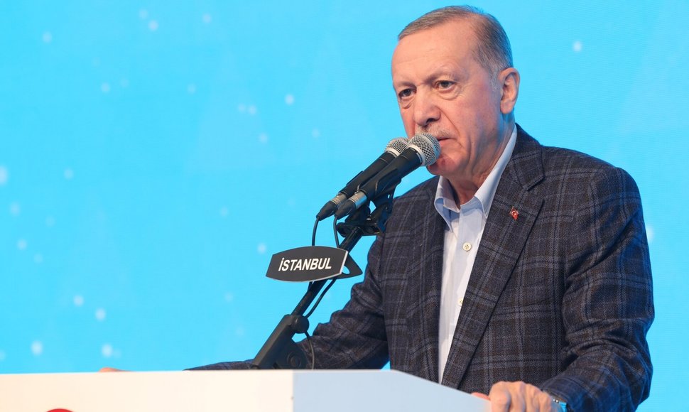 Turkijos prezidentas Recepas Tayyipas Erdoganas
