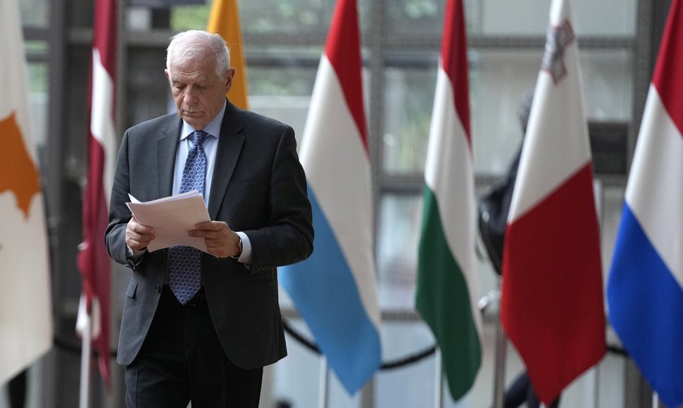 Europos Sąjungos diplomatijos vadovas Josepas Borrellis