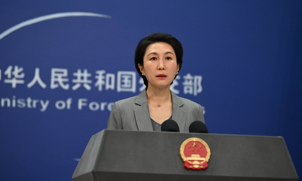 Kinijos užsienio reikalų ministerijos atstovė spaudai Mao Ning