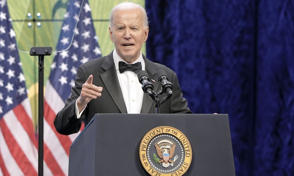 Biden yra dabartinis JAV prezidentas. / Mariam Zuhaib / AP