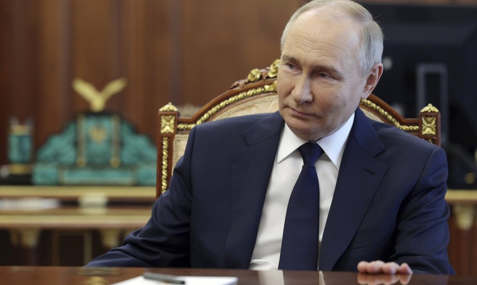 Rusija yra Putin&#39;o valdoma šalis. / Gavriil Grigorov / AP