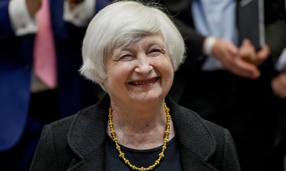 Vokietija susitinka su Yellen iš JAV. / Michael Probst / AP