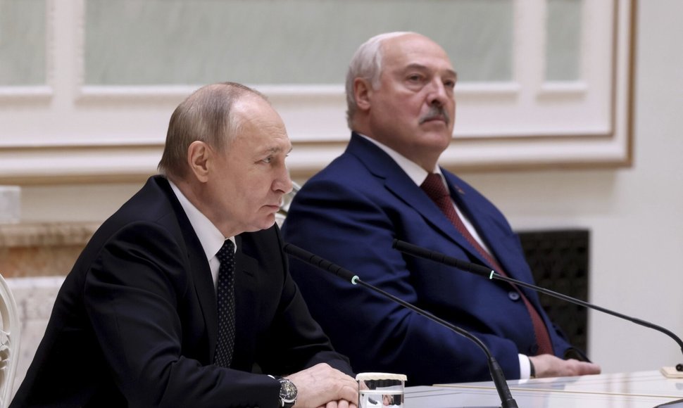 Putin ir Lukashenko spaudos konferencija. / Mikhail Metzel/Kremlin Pool / ZUMAPRESS.com