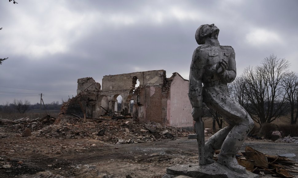 Rusijos ir Ukrainos karas vyksta. / Alex Babenko / AP