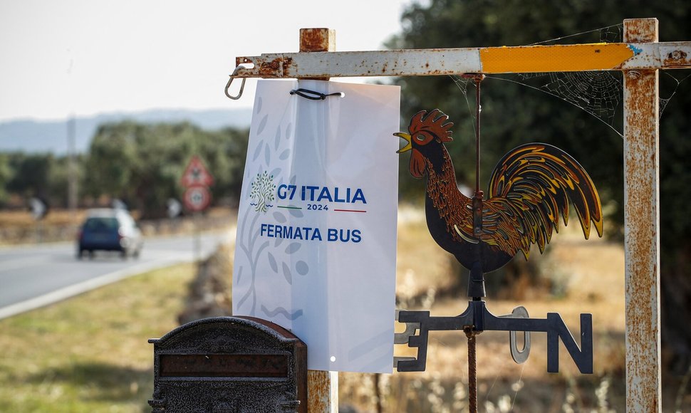 Italija rengia G7 viršūnių susitikimą Puglijoje. / Alessandro Garofalo / REUTERS