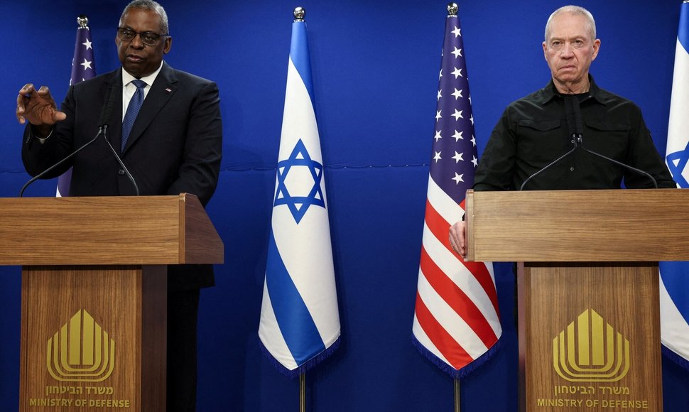 JAV: Izraelio gynybos ministras lankysis Pentagone / VIOLETA SANTOS MOURA / REUTERS