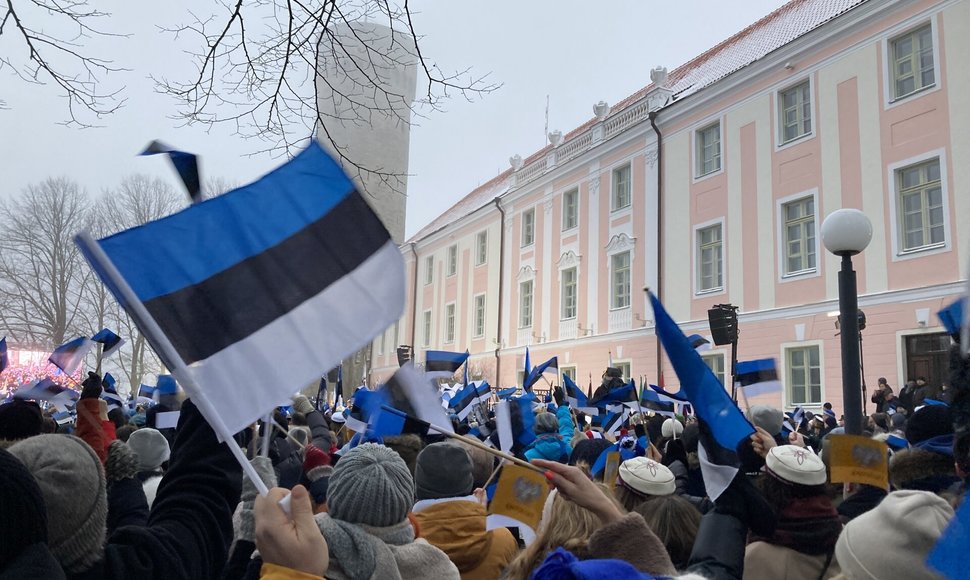 Estonijos Nepriklausomybės diena švenčiama. / Alexander Welscher / dpa/picture-alliance