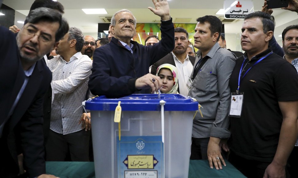Irano rinkimų įvykiai. / Majid Khahi / AP