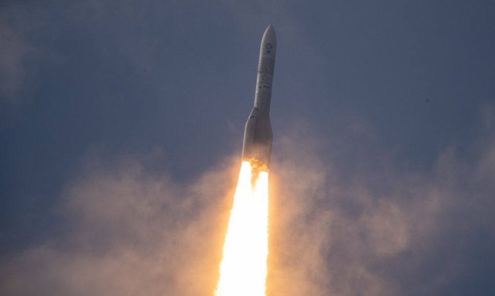 Europos Ariane 6 raketa skrenda iš Kourou. / ESA/Manuel Pedoussaut / via REUTERS