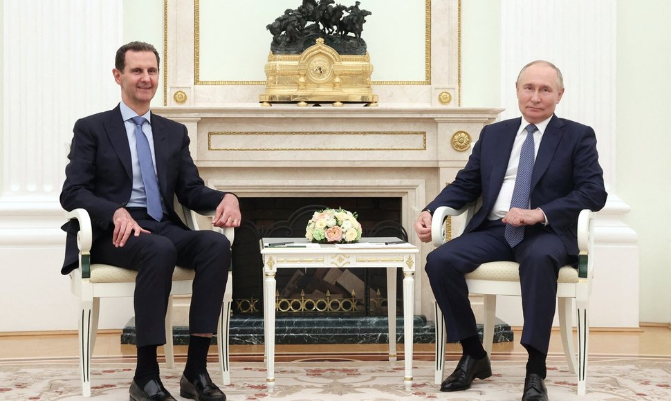 Putin ir Assad susitinka Maskvoje. / Valeriy Sharifulin / via REUTERS