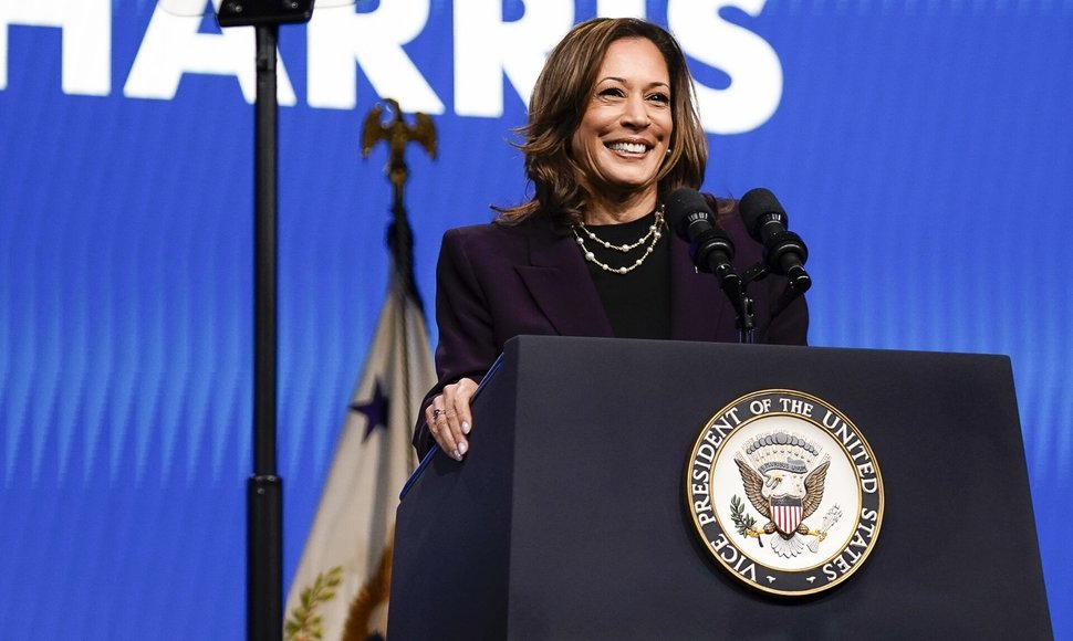 JAV viceprezidentė Kamala Harris