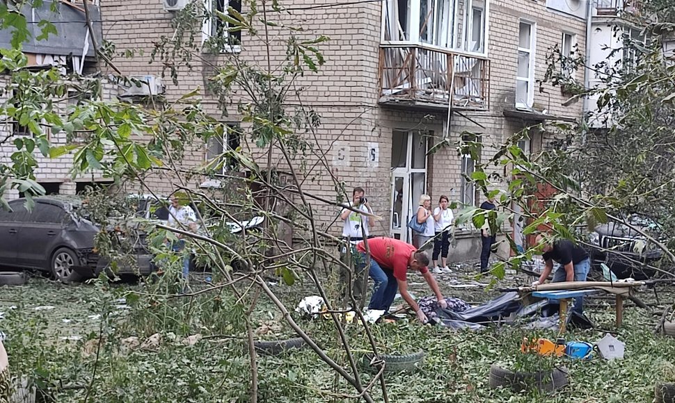 Mykolaive įvyko Rusijos raketų ataka. / Viktoria Lakezina / REUTERS