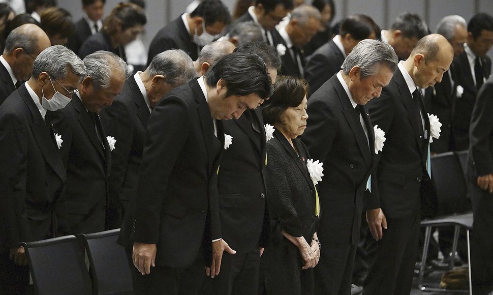 Izraelis nepakviestas į Japonijos Nagasakio taikos ceremoniją /  / AP