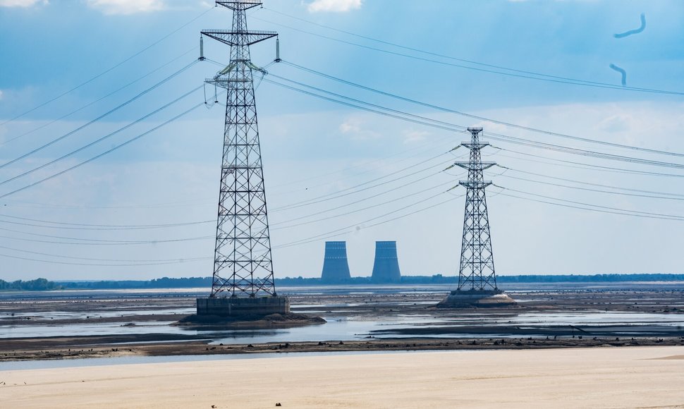 Zaporijia branduolinė elektrinė Enerhodare / Nicolas Cleuet / ZUMAPRESS.com