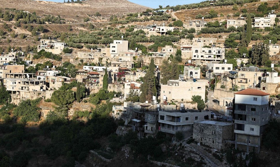 Izraelis patvirtino naujos nausėdijos statybą UNESCO vietovėje netoli Betliejaus / ZAIN JAAFAR / AFP