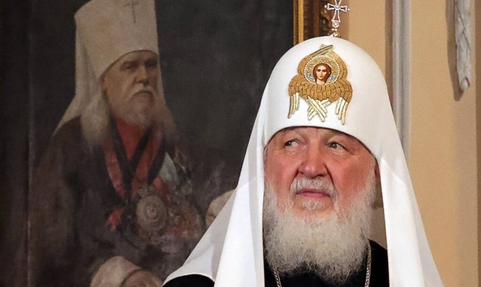 Patriarchas Kirilas lankosi Trinity Sergius Lavroje. / IMAGO/Vyacheslav Prokofyev / IMAGO/SNA