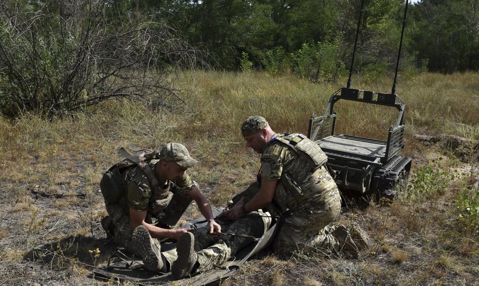 Rusijos ir Ukrainos karas vyksta. / Andriy Andriyenko / AP