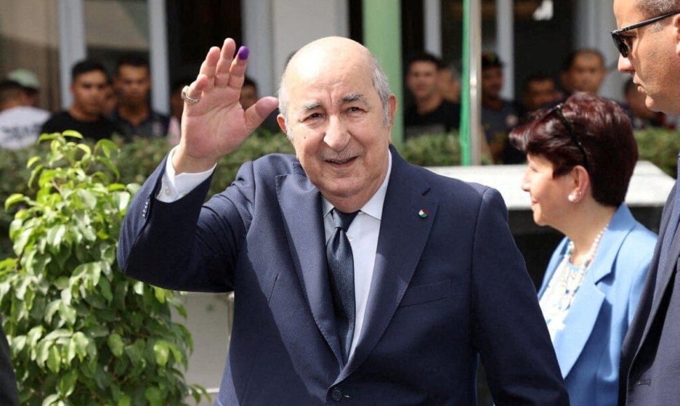 Alžyro prezidentu perrinktas A. Tebboune&#39;as / Algerian Presidency / via REUTERS